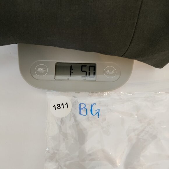 New Anne Klein Slim Fit Single Breast One Button Blazer Jacket Size 8 Women Gray - Picture 7 of 10